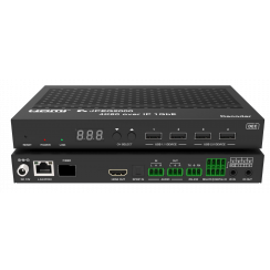 Décodeur sur IP Full 4K@60Hz compressé - 1Gbps