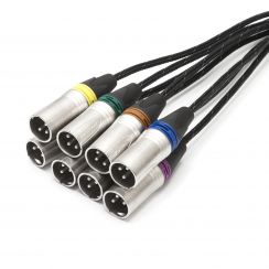 CORGUL8FMX - Cordon Multipaires XLR 3pts Mâle / Femelle Neutrik 