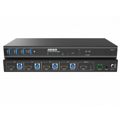 Sélecteur HDMI 2.0, HDCP 2.2, USB 3.0 5Gbps