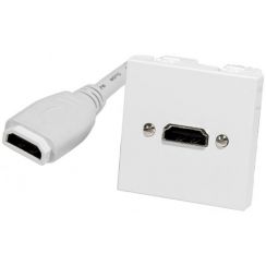 ADAPT.HDMIFFCP - Adaptateur HDMI femelle / femelle coude pour plastron