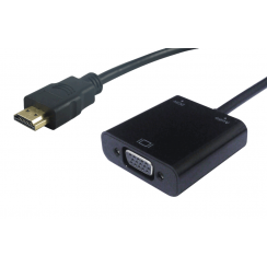 ADP.HDMVGAAF Convertisseur HDMI Mâle / VGA Femelle + Audio