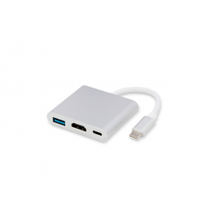 Convertisseur & Chargeur USB 3.1 Type C / HDMI 4K + Type C + USB ADP.USBCHTCU 