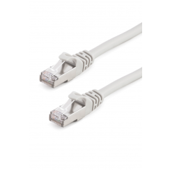 CORRJ45PB6A - Cordon moulé gris RJ45 Cat6A S/FTP