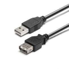 CORUSBAMF - Cordon moulé USB A Mâle / Femelle 