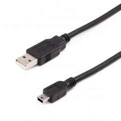 CORUSBAMB - CORDON USB-A 2.0 Male  - Mini USB-B Male