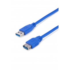 CORUSBAMF - Cordon moulé USB A Mâle / Femelle