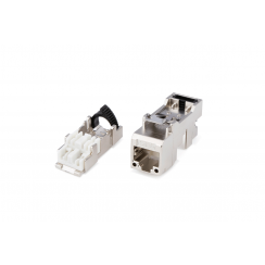 EMB.RJ45BCLI6AT - Embase Clipsable RJ45 Cat6A Blindée Telegartner