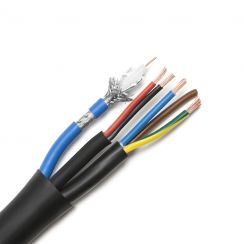 OPERA 1225 Câble Composite avec 1 coaxial LINEA + HP 2x1.5 + H07RNF 3G2.5
