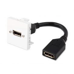 PLA.DISPFF-02 Plastron equipe cable DisplayPort Femelle de 0.2 m