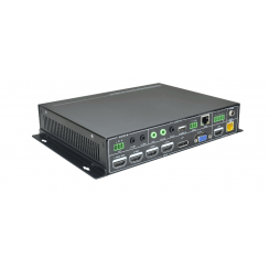 SCA61TS scaler seamless 4K multi-formats 6 entrées ((1 DP, 1 HDMI/MHL, 3 HDMI, 1 VGA) 2 sorties (1 HDMI, 1 HDBT)