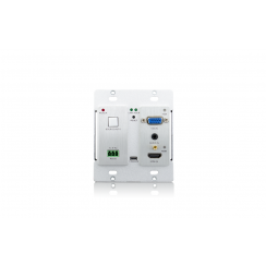 TP70WPB | Sélecteur mural HDBaseT HDMI/VGA saillie ou encastré