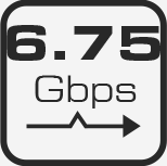 SCA51T Bande passante : 6.75Gbps