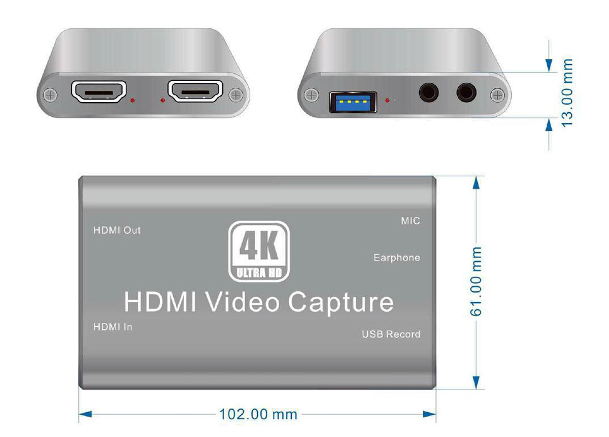 CVHU3-3 capture video hdmi usb 4k