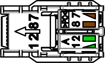 RJ45  Cat 6A FIC.RJ45/6ABP3T 