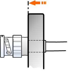 NBNC75BXU13 - BNC Neutrik male a sertir pour cable DUBLO Neutrik