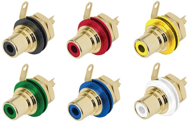 NYS367 - Embases RCA chassis Contacts or Neutrik NYS367 - Embases RCA chassis Contacts or Neutrik